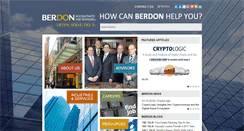 Desktop Screenshot of berdonllp.com